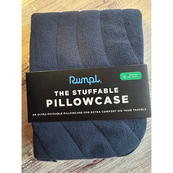 Rumpl The Stuffable Pillowcase BRAND NEW IN PACKAGING Deepwater Blue - Picture 1 of 7